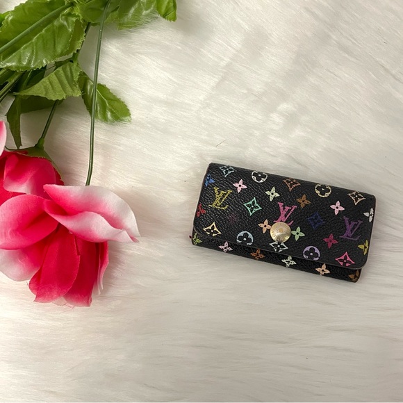 Louis Vuitton Monogram Multicolor 4 Key Holder - Picture 1 of 8